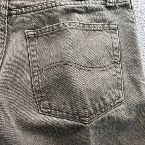 Lee Mens Jeans Size 32x30 Straight Leg Slim Regular Fit 100% Cotton Causal Gray - Picture 14 of 16